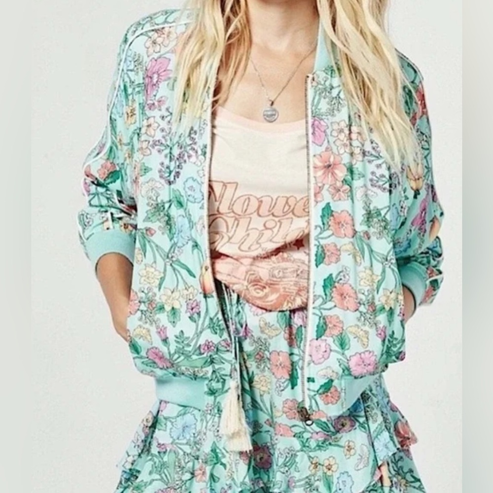 NWT Spell Sayulita Bomber Jacket Birthstone Small